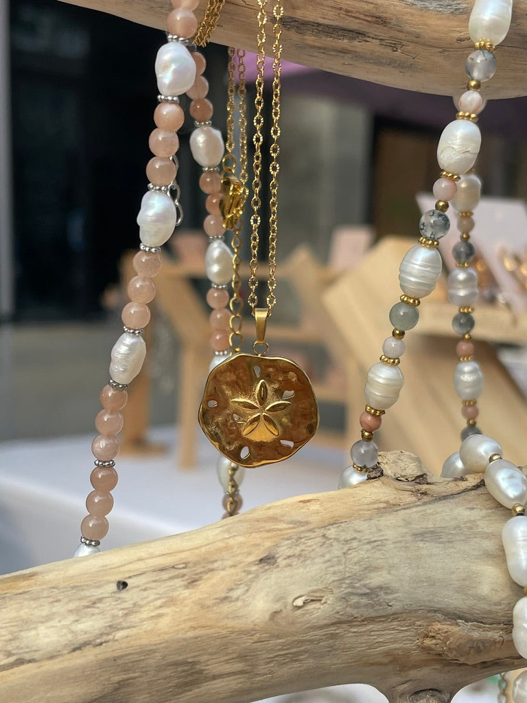 Sand Dollar: Pendant Necklace