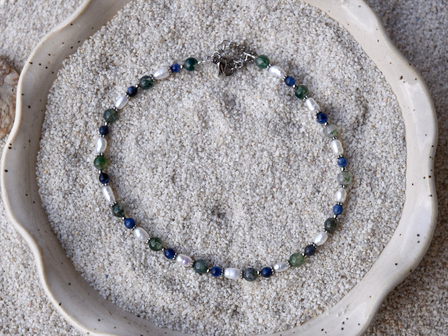 Seaside Meadow: Beaded Anklet