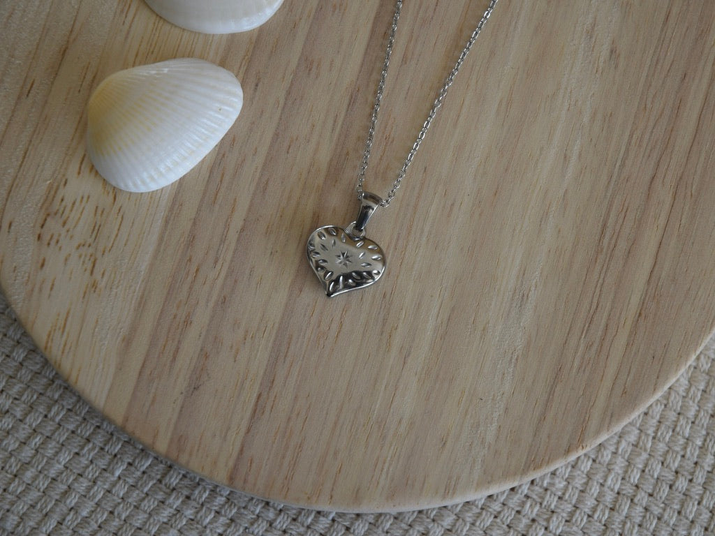 Heart Drop: Pendant Necklace