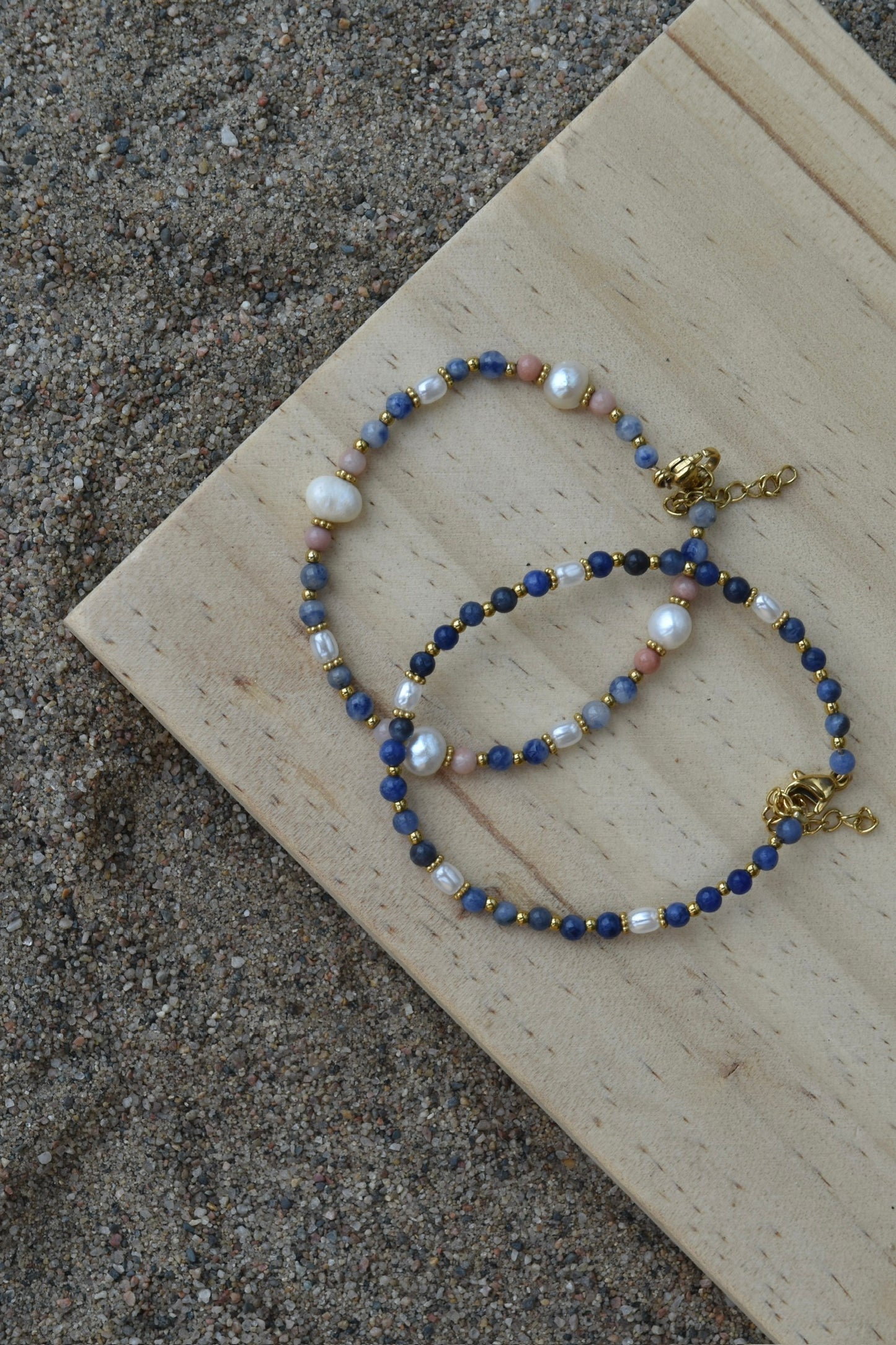 Midnight Tide: Beaded Bracelet