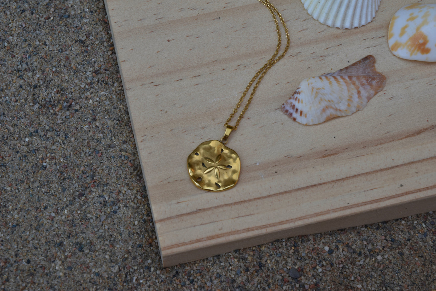 Sand Dollar: Pendant Necklace