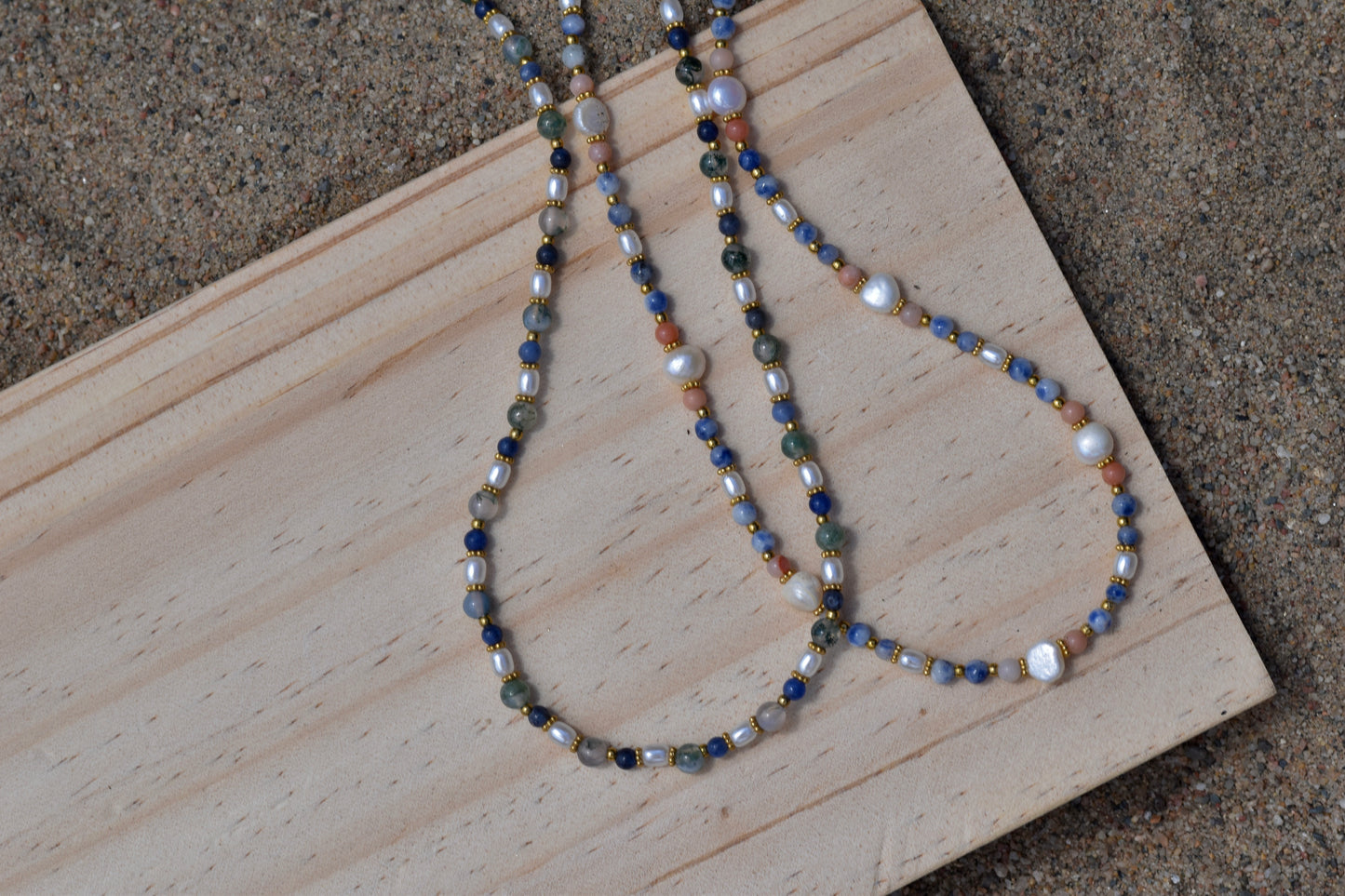Shoreline Bliss: Beaded Necklace
