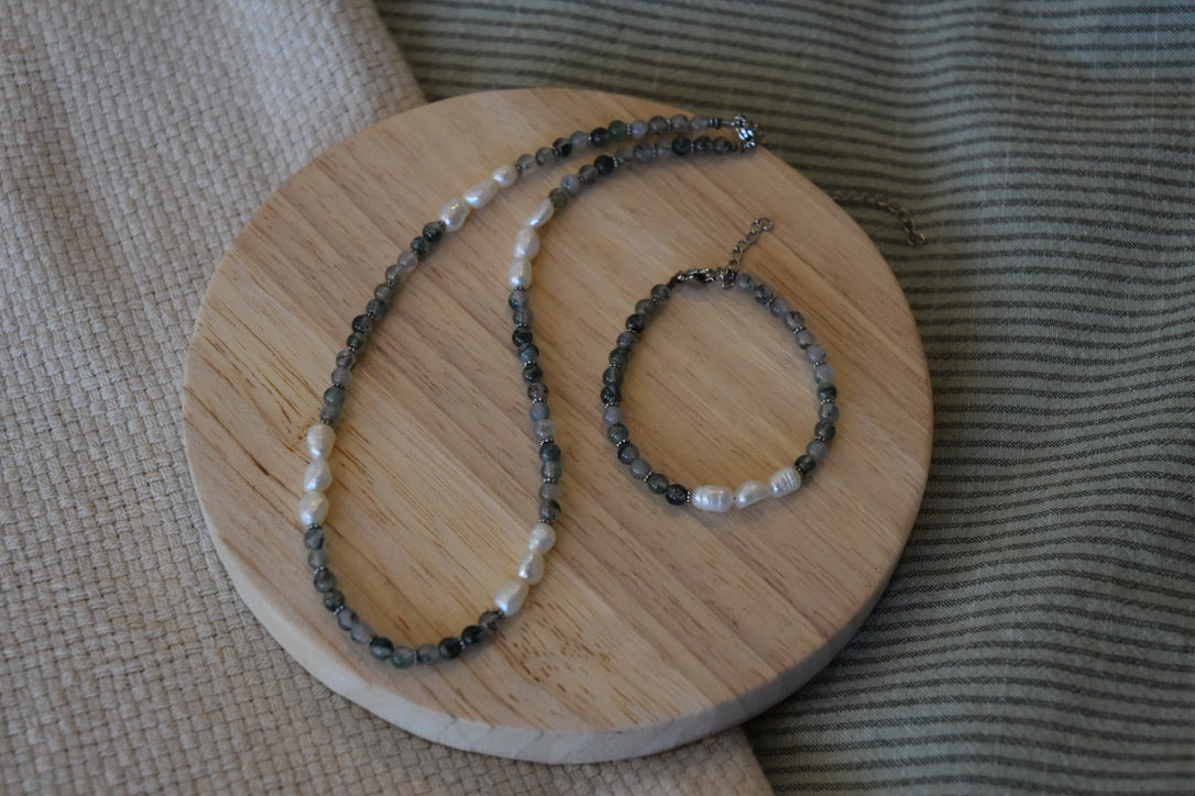 Lagoon Reflections: Beaded Necklace