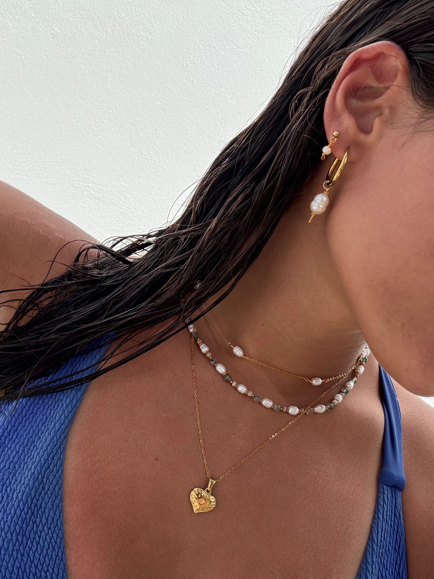 Sandy Dunes: Beaded Necklace