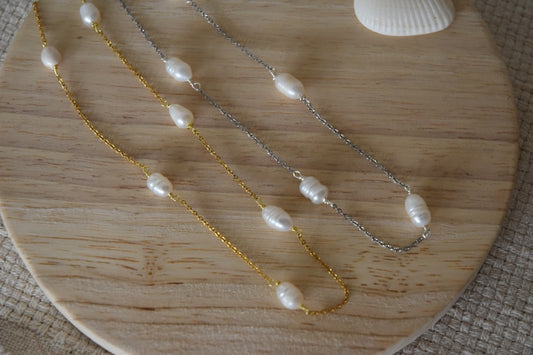 Pearl Link: Beaded Necklace