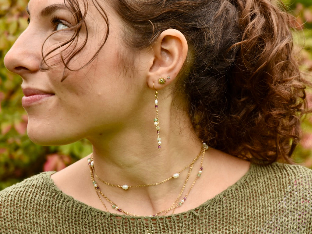 Color Link: Dangle Earrings