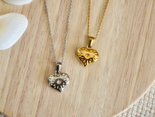 Heart Drop: Pendant Necklace