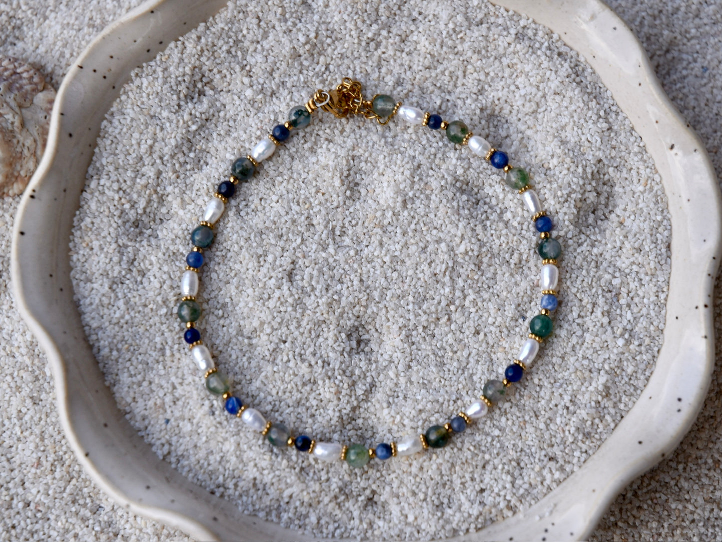 Seaside Meadow: Beaded Anklet