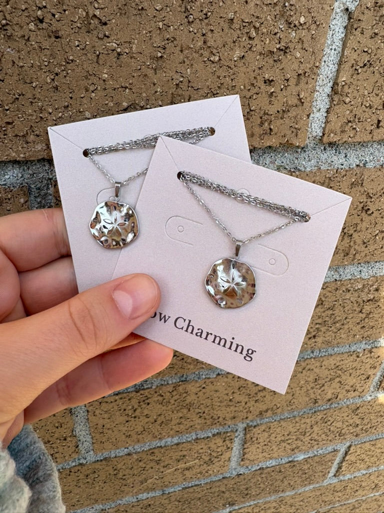 Sand Dollar: Pendant Necklace