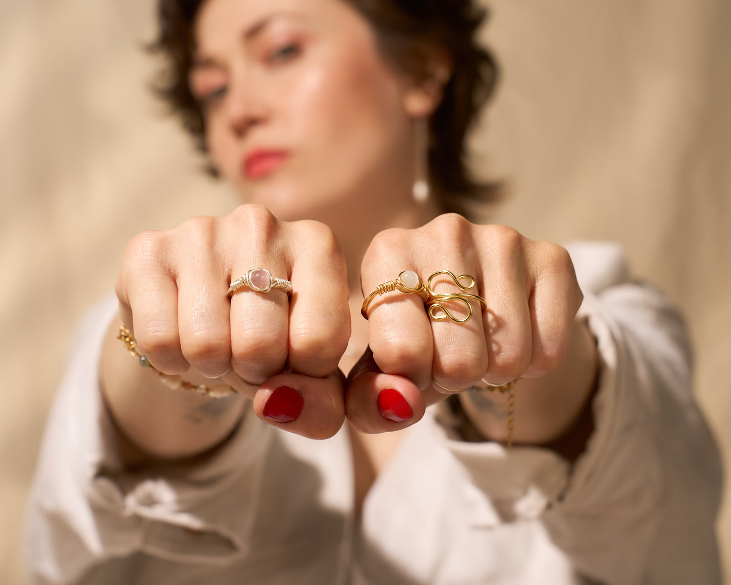 Gentle Curve: Wire Ring