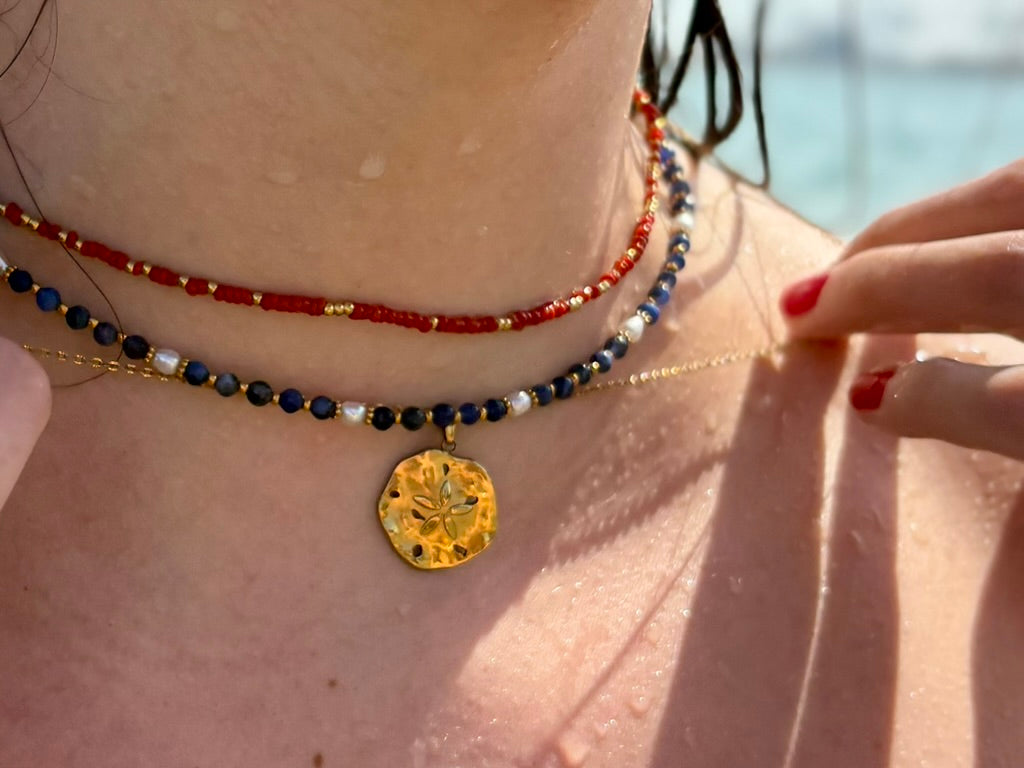 Sand Dollar: Pendant Necklace
