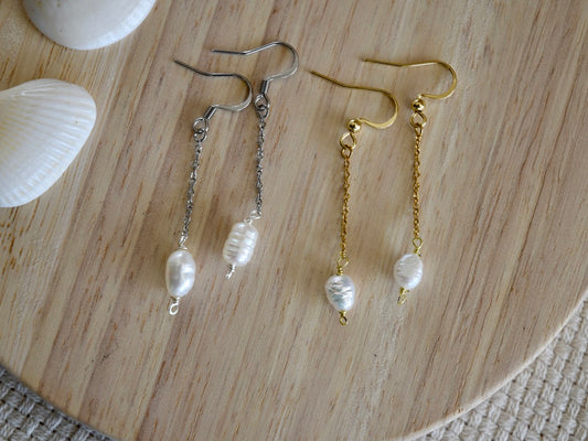 Pearl Drop: Dangle Earrings