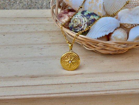 Golden Compass: Pendant Necklace