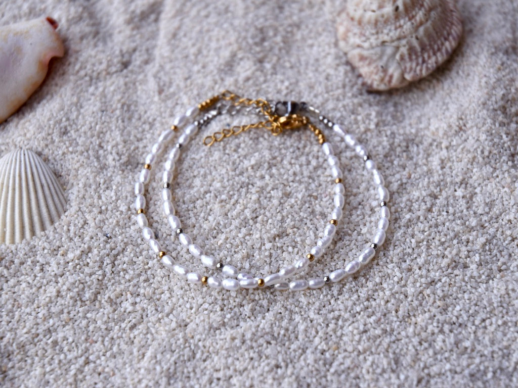 Mini Pearl: Beaded Bracelet