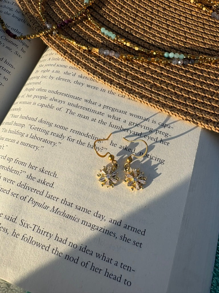 Winter Snowflake: Dangle Earrings