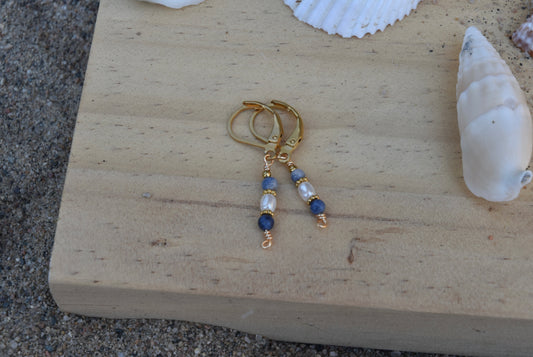 Ocean Drops: Dangle Earrings