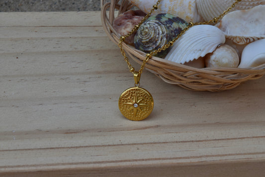 Golden Compass: Pendant Necklace