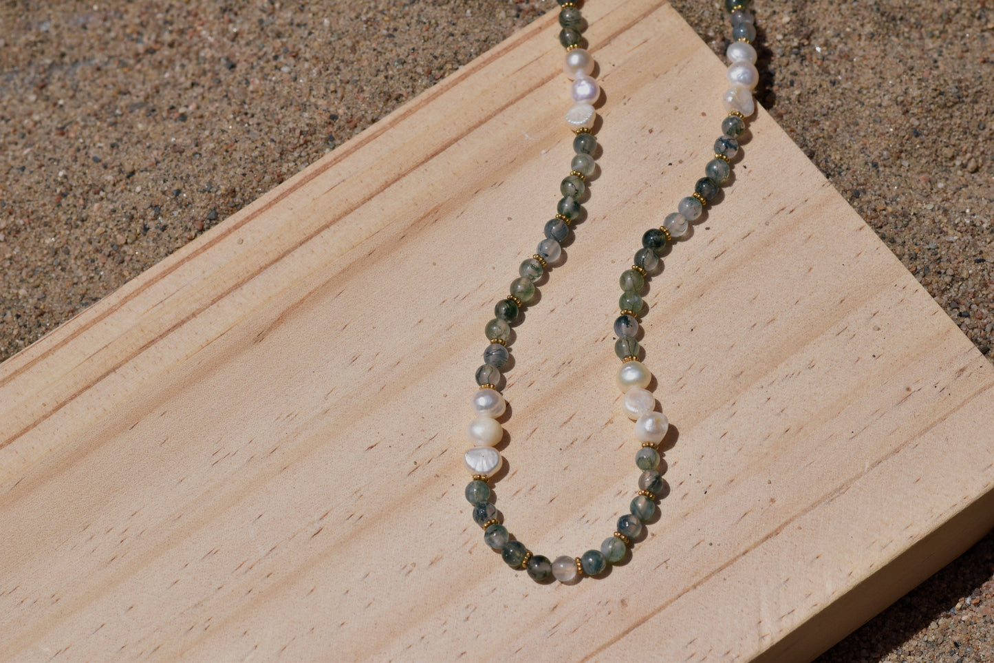 Lagoon Reflections: Beaded Necklace