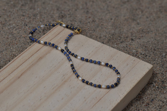 Midnight Tide: Beaded Necklace