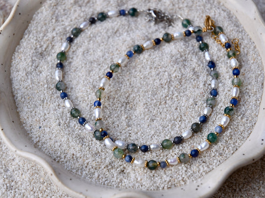 Seaside Meadow: Beaded Anklet