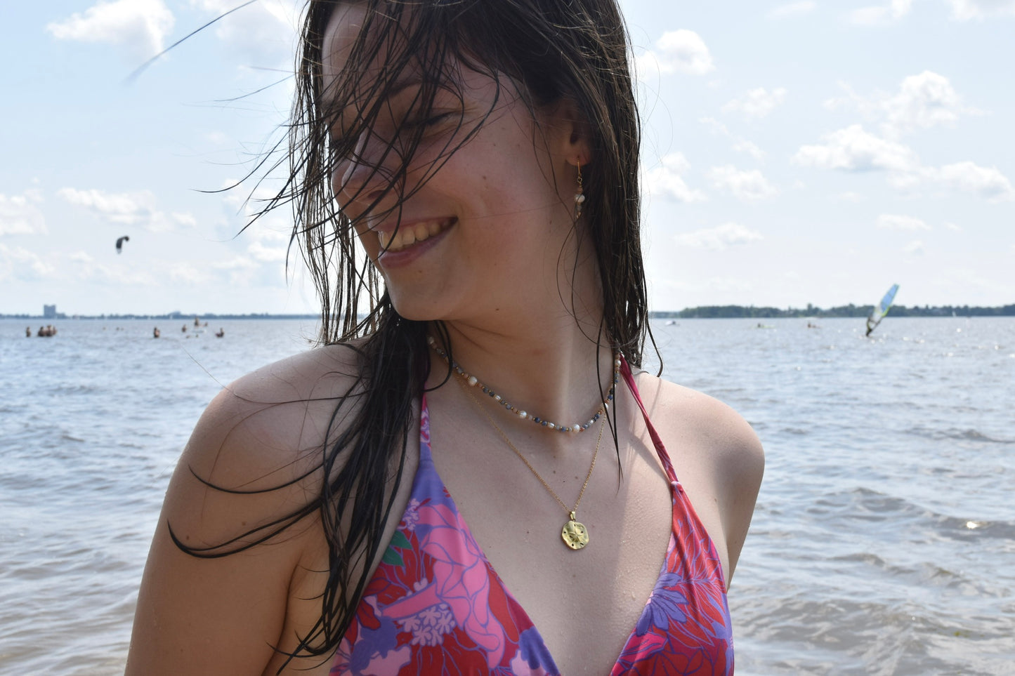 Shoreline Bliss: Beaded Necklace
