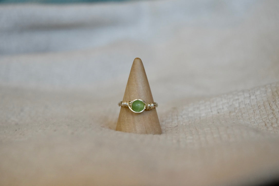 Coastal Treasure: Beaded Ring
