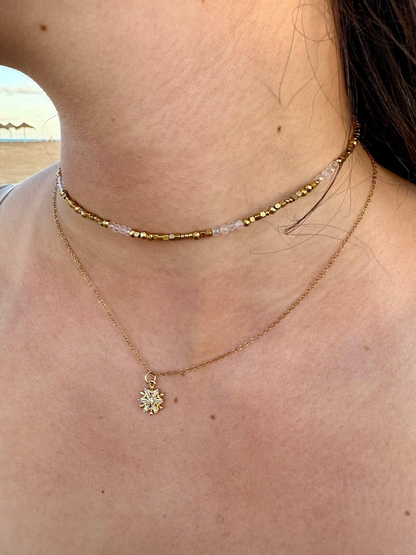 Winter Snowflake: Pendant Necklace
