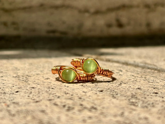Coastal Treasure: Beaded Ring