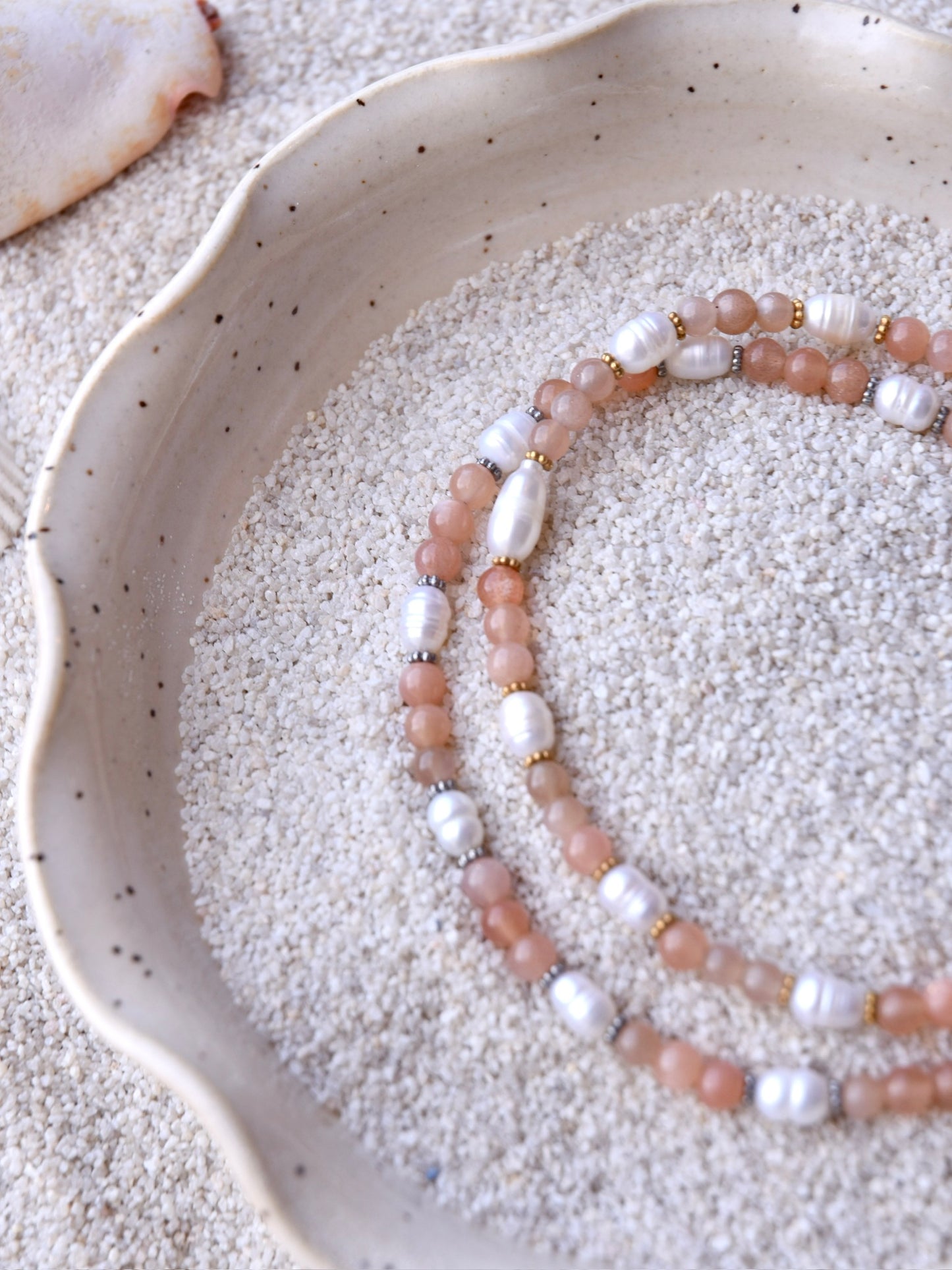 Golden Dusk: Beaded Anklet