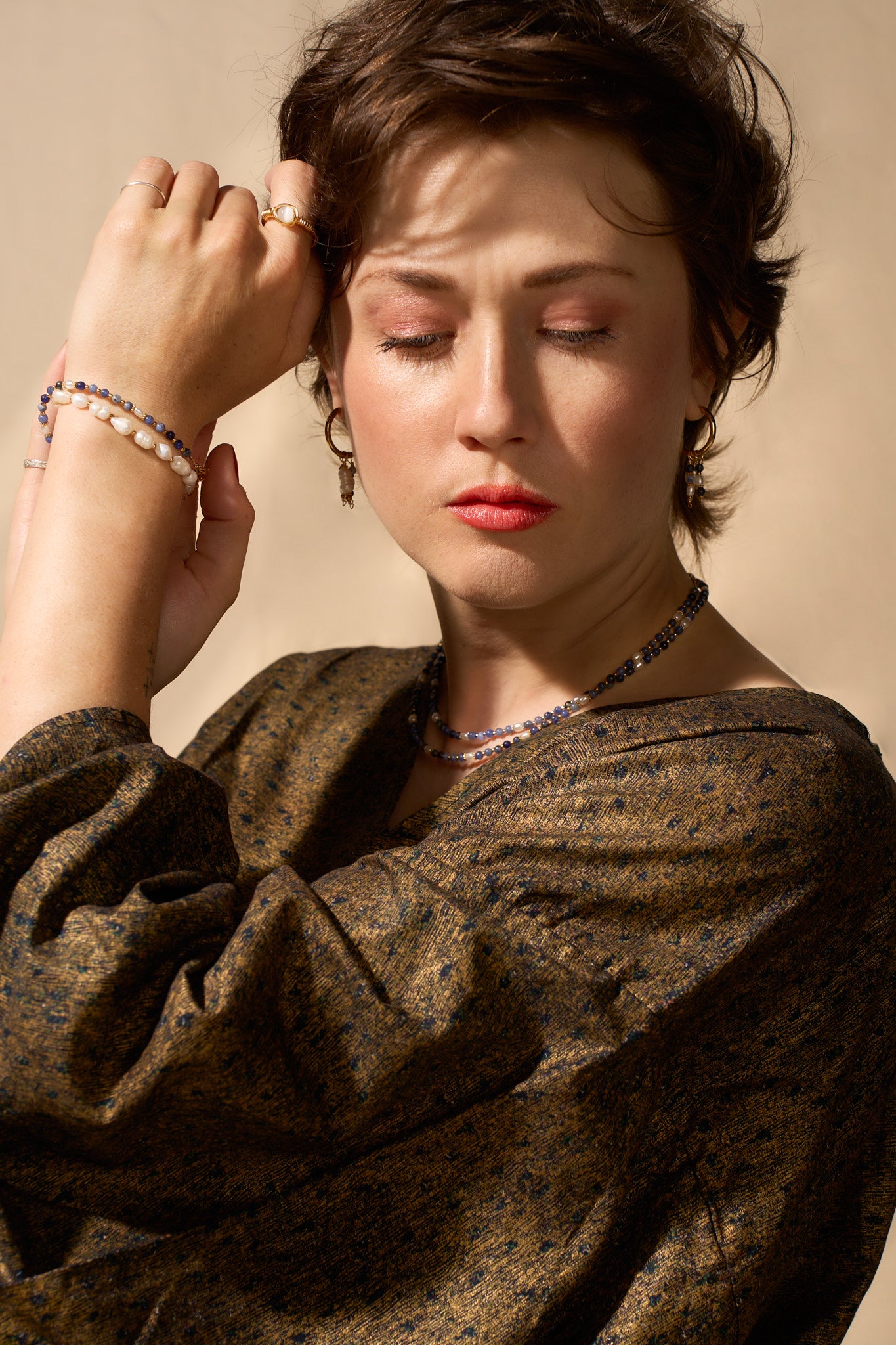 The Classic Pearl: Beaded Bracelet