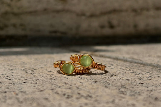 Coastal Treasure: Beaded Ring